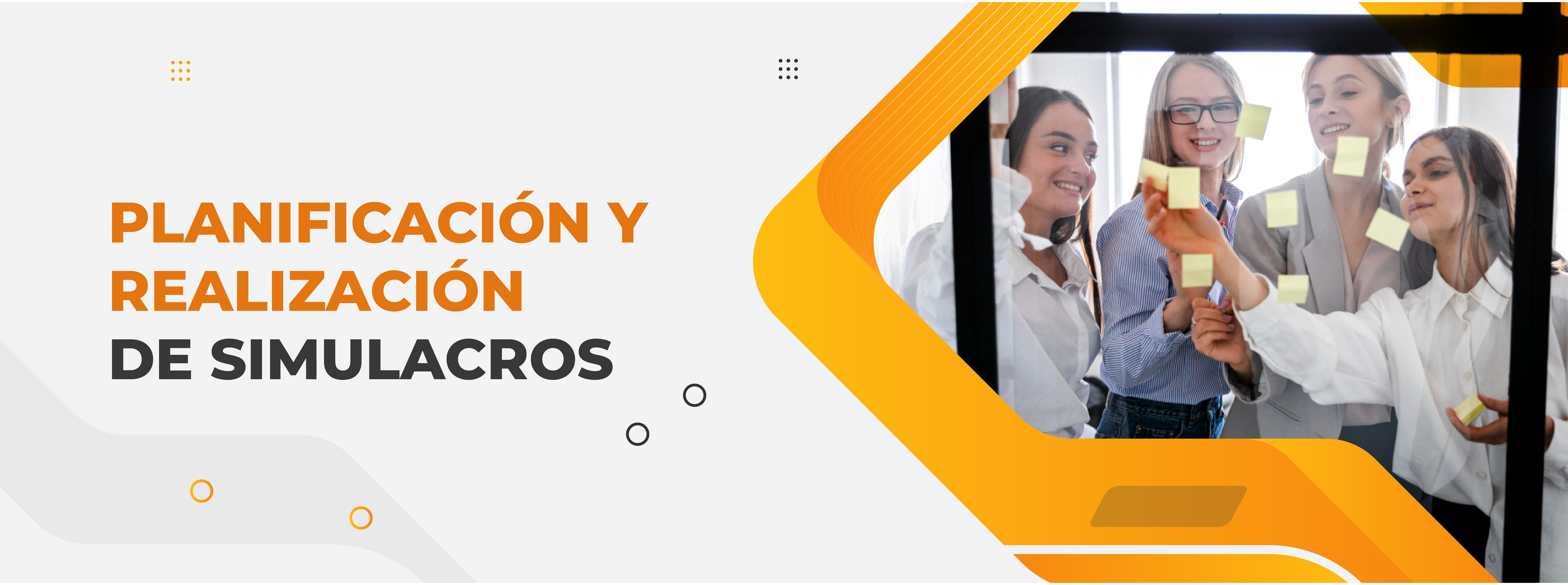 Planificación y realización de simulacros  